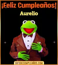 GIF Meme feliz cumpleaños Aurelio